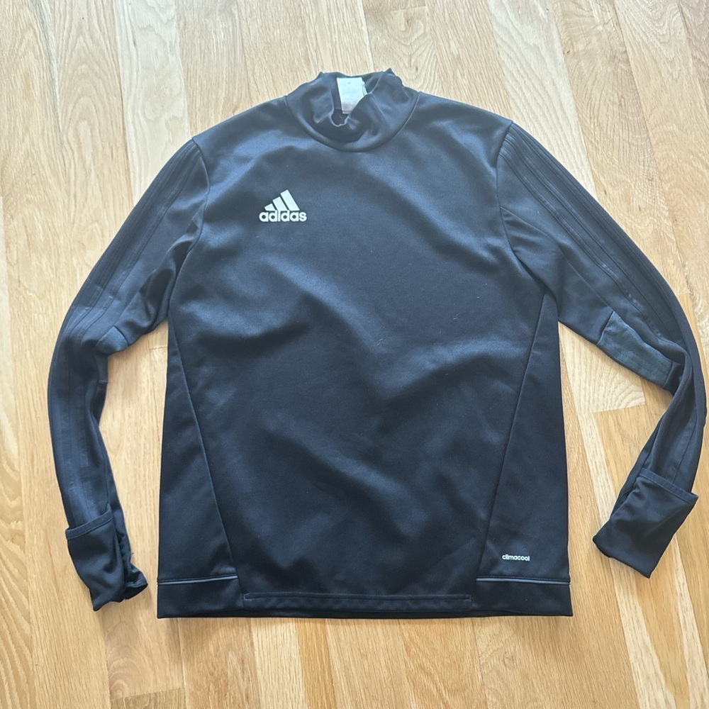 Adidas Black Climawarm Long Sleeve Shirt